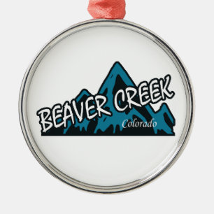 Ornamento De Metal Beaver Creek Montanhas do Colorado