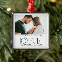 Ornamento De Metal Bebês Primeiro Anúncio de Parto Feliz de Natal