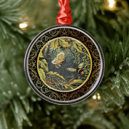 Ornamento De Metal Bee & Borboleta Moderna Vintage na Web de Aranha