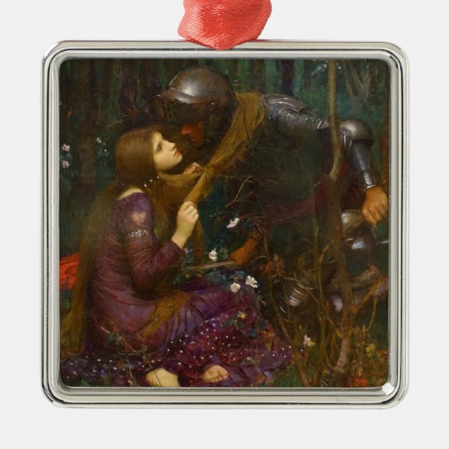 Ornamento De Metal Bela Senhora Sem Pena (Frente)