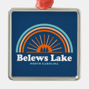 Ornamento De Metal Belews Lake Carolina do Norte Rainbow