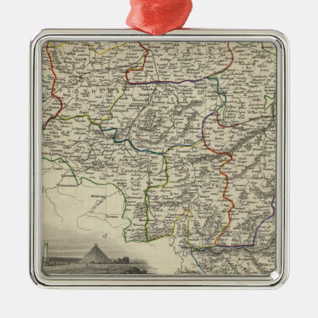 Ornamento De Metal Bélgica 3 (Frente)