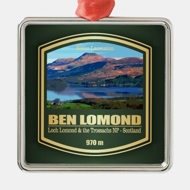 Ornamento De Metal Ben Lomond (PF) (Frente)