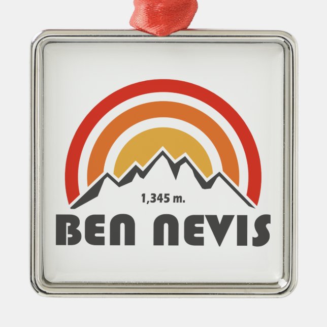 Ornamento De Metal Ben Nevis (Frente)