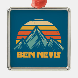 Ornamento De Metal Ben Nevis Retro Turquoise