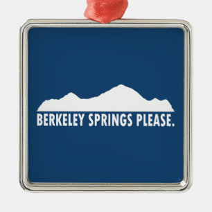Ornamento De Metal Berkeley Primaveras West Virginia Por Favor
