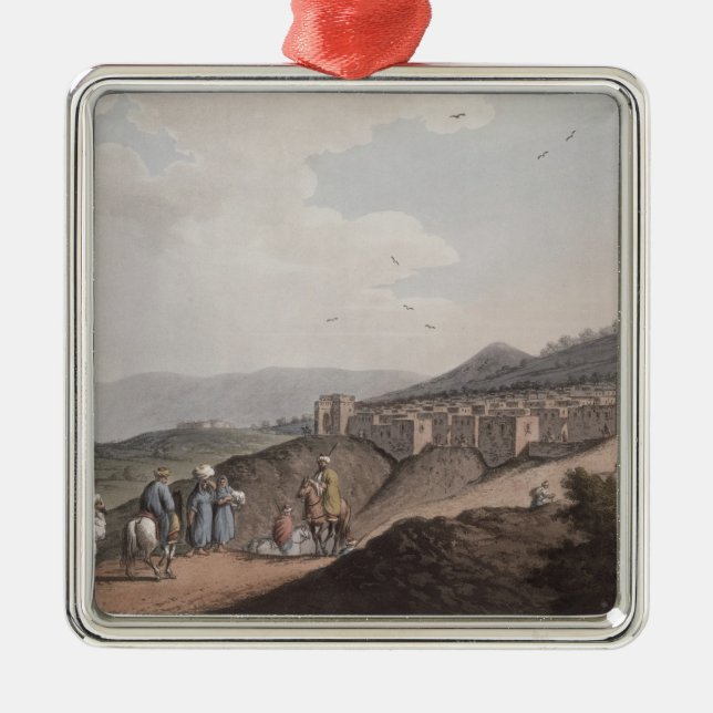 Ornamento De Metal Bethlehem em Palestina, ideia da parte principal (Frente)