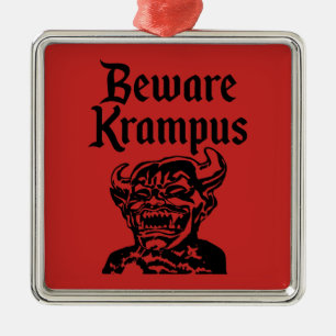 ORNAMENTO DE METAL BEWARE KRAMPUS