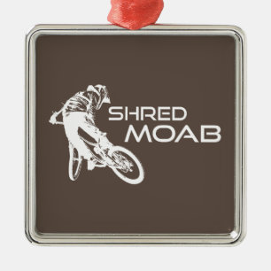 Ornamento De Metal Bicicleta Montanha Shred Moab