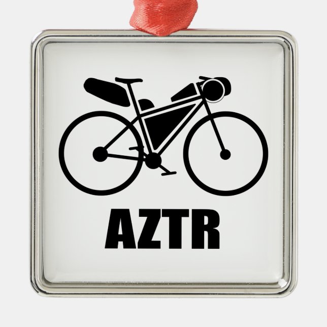 Ornamento De Metal Bicicleta Race de arizona (Frente)