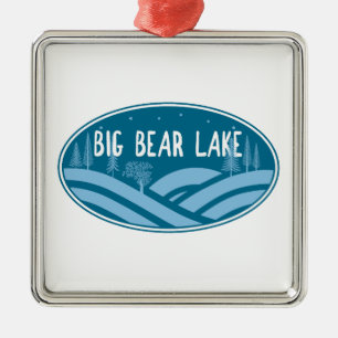 Ornamento De Metal Big Bear Lake California ao ar livre