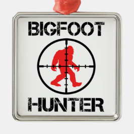 Ornamento De Metal Bigfoot Hunter Funny Bigfoot Lover