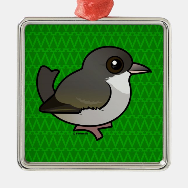 Ornamento De Metal Birdorable 'Akikiki (Frente)