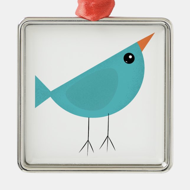 Ornamento De Metal Birdy (Frente)