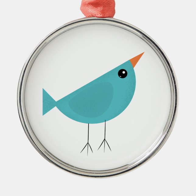Ornamento De Metal Birdy (Frente)