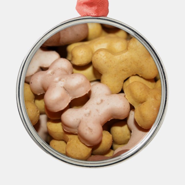 Ornamento De Metal Biscoitos de cães (Frente)