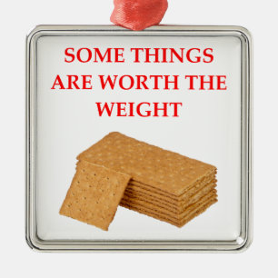 Ornamento De Metal biscoitos de Graham