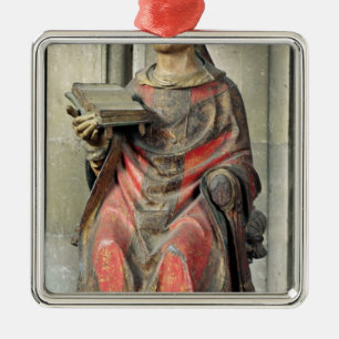 Ornamento De Metal Bishop de St Germain de Auxerre
