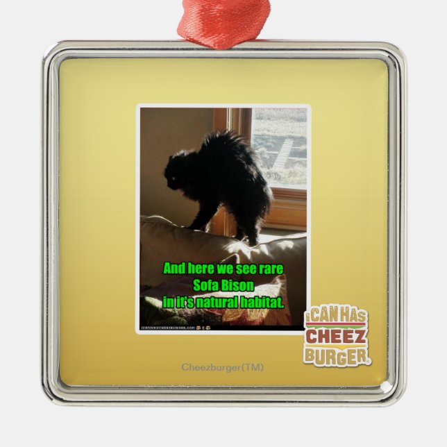 Ornamento De Metal Bisonte do sofá (Frente)