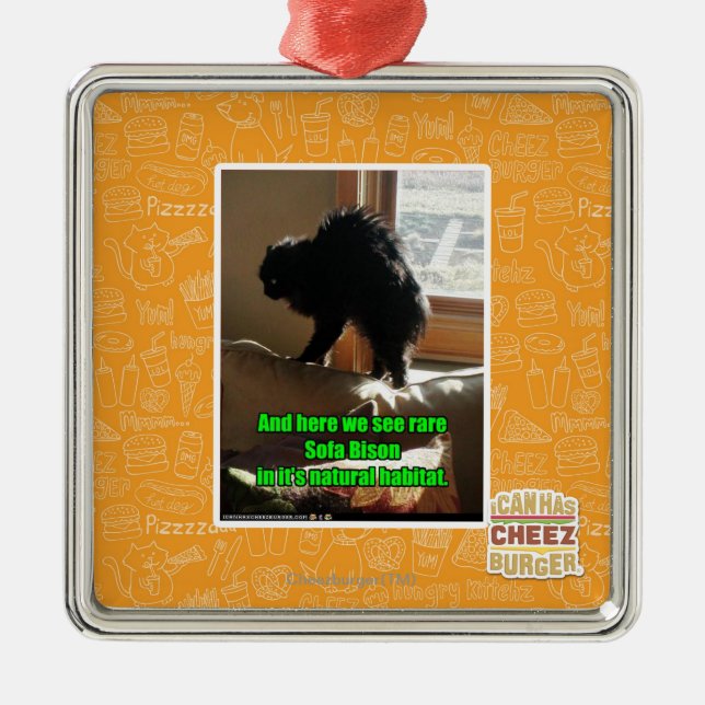 Ornamento De Metal Bisonte do sofá (Frente)