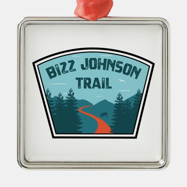 Ornamento De Metal Bizz Johnson Trail (Frente)