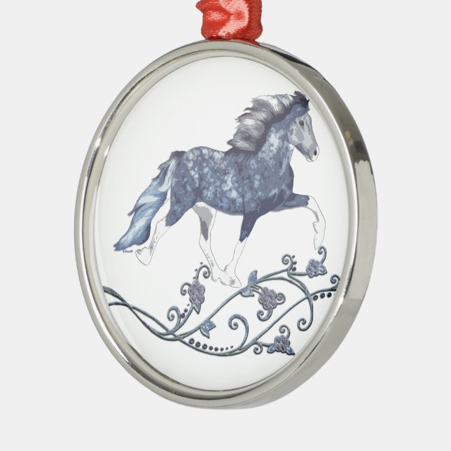 Ornamento De Metal Blámóða (Esquerda)