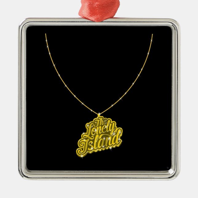 Ornamento De Metal Bling pequeno (Frente)