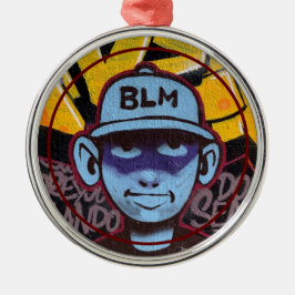 Ornamento De Metal BLM / Black Lives Matter