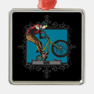 Ornamento De Metal BMX agressivo