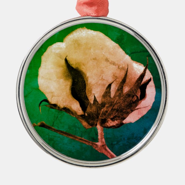 Ornamento De Metal Bola de Algodão (Frente)