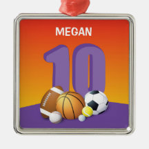 Bolas Esportivas para Aniversário de 10 Anos de Me