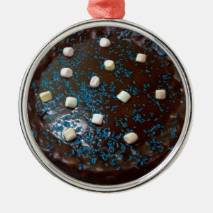 Ornamento De Metal Bolo de chocolate