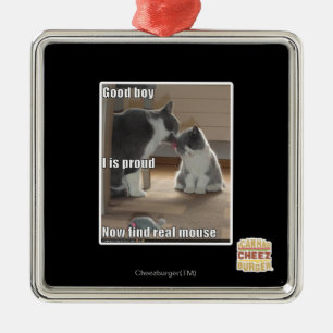 Ornamento De Metal Bom rapaz