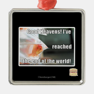 Ornamento De Metal Bons céus!