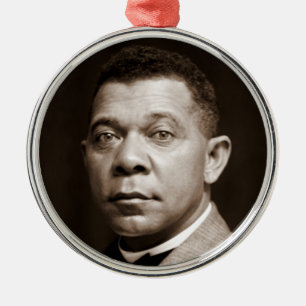 Ornamento De Metal Booker Washington: Educador Afro-Americano