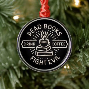 Ornamento De Metal Bookit cita estética acadêmica escura