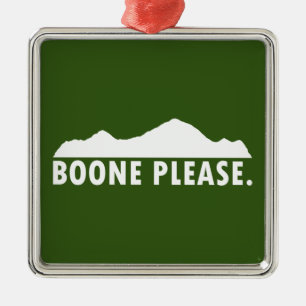 Ornamento De Metal Boone por favor