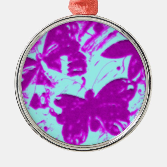 Ornamento De Metal Borboleta (Frente)