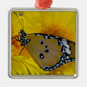 Ornamento De Metal Borboletas Tropicais