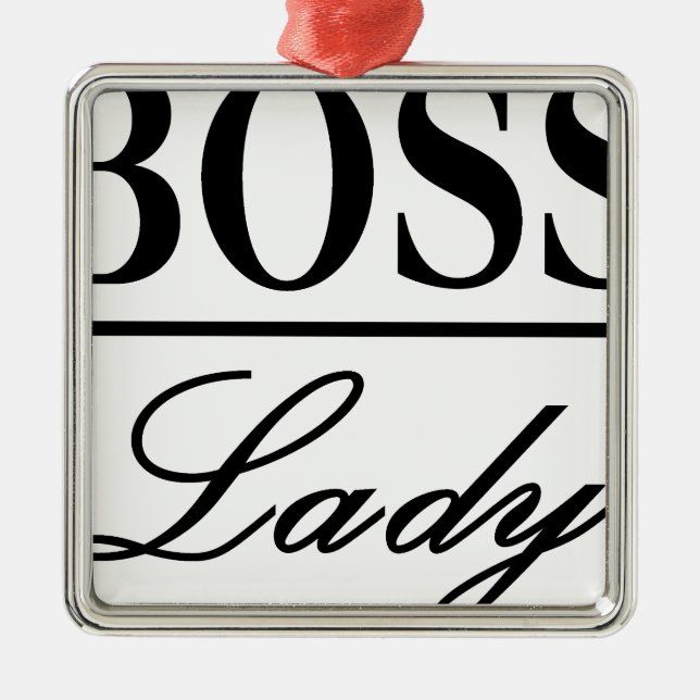 ORNAMENTO DE METAL BOSS LADY (Frente)