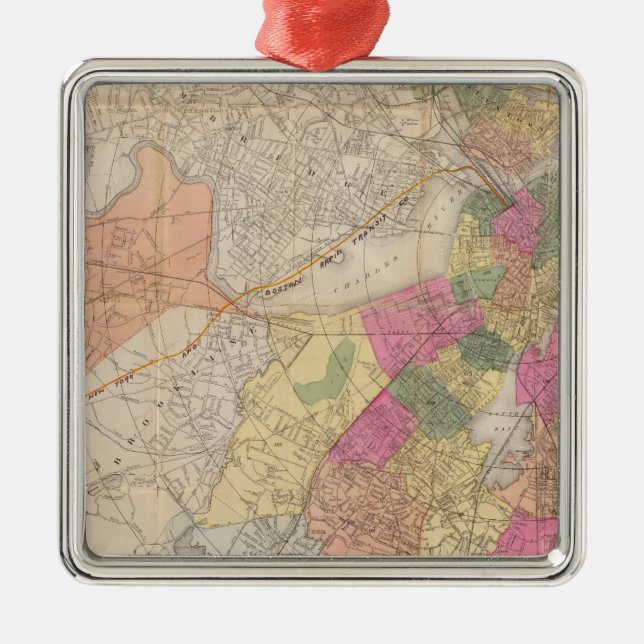 Ornamento De Metal Boston 2 (Frente)