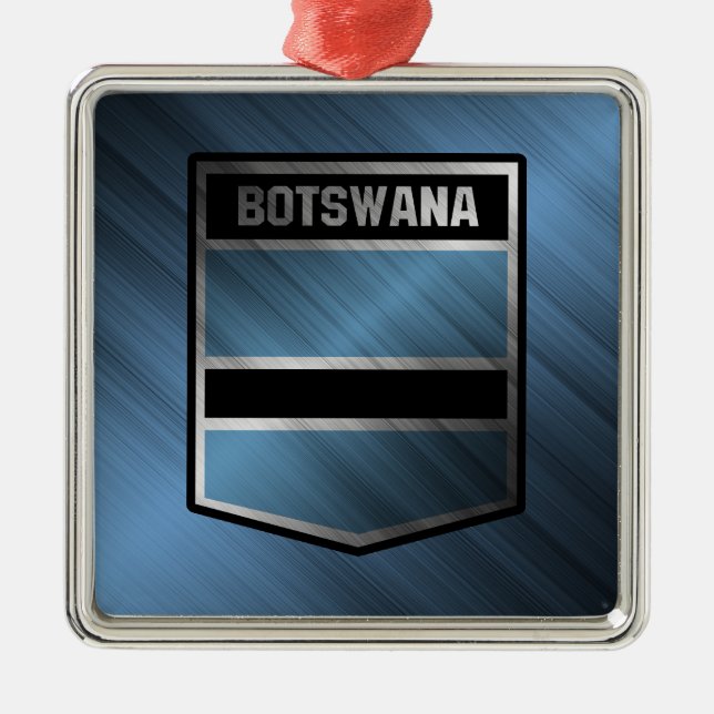 Ornamento De Metal Botsuana (Frente)