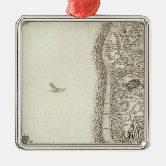 Ornamento De Metal Boulogne (Frente)