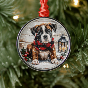 Ornamento De Metal Boxpy Natal