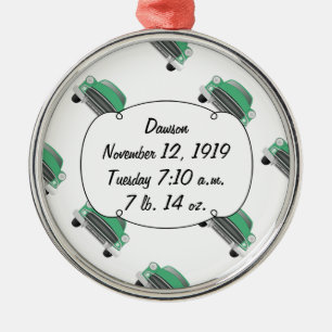 Ornamento De Metal Boys Room Classic Car Oferece Doces Verdes