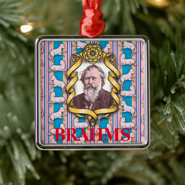Ornamento De Metal Brahms's Lullaby (Árvore)