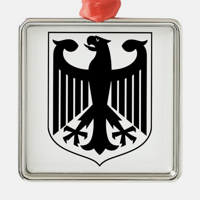 Ornamento De Metal Brasão de armas da Alemanha (Frente)
