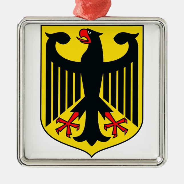 Ornamento De Metal Brasão de armas da Alemanha (Frente)