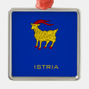 Ornamento De Metal Brasão de Armas da Legado Adriático da Ístria