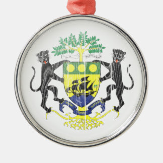 Ornamento De Metal Brasão de Gabon